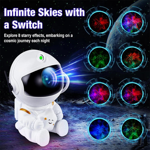Astronaut Galaxy Projector - Transform Any Room Into a Galaxy